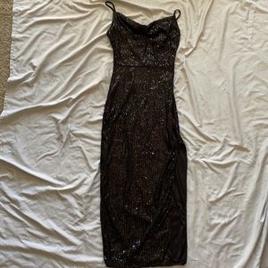 🖤 Fashion Nova - Sexy black Mid Dress 🖤